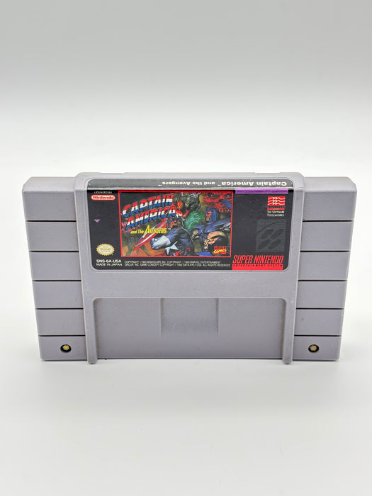 Captain America and the Avengers Super Nintendo SNES Game Cartridge Free Shipping