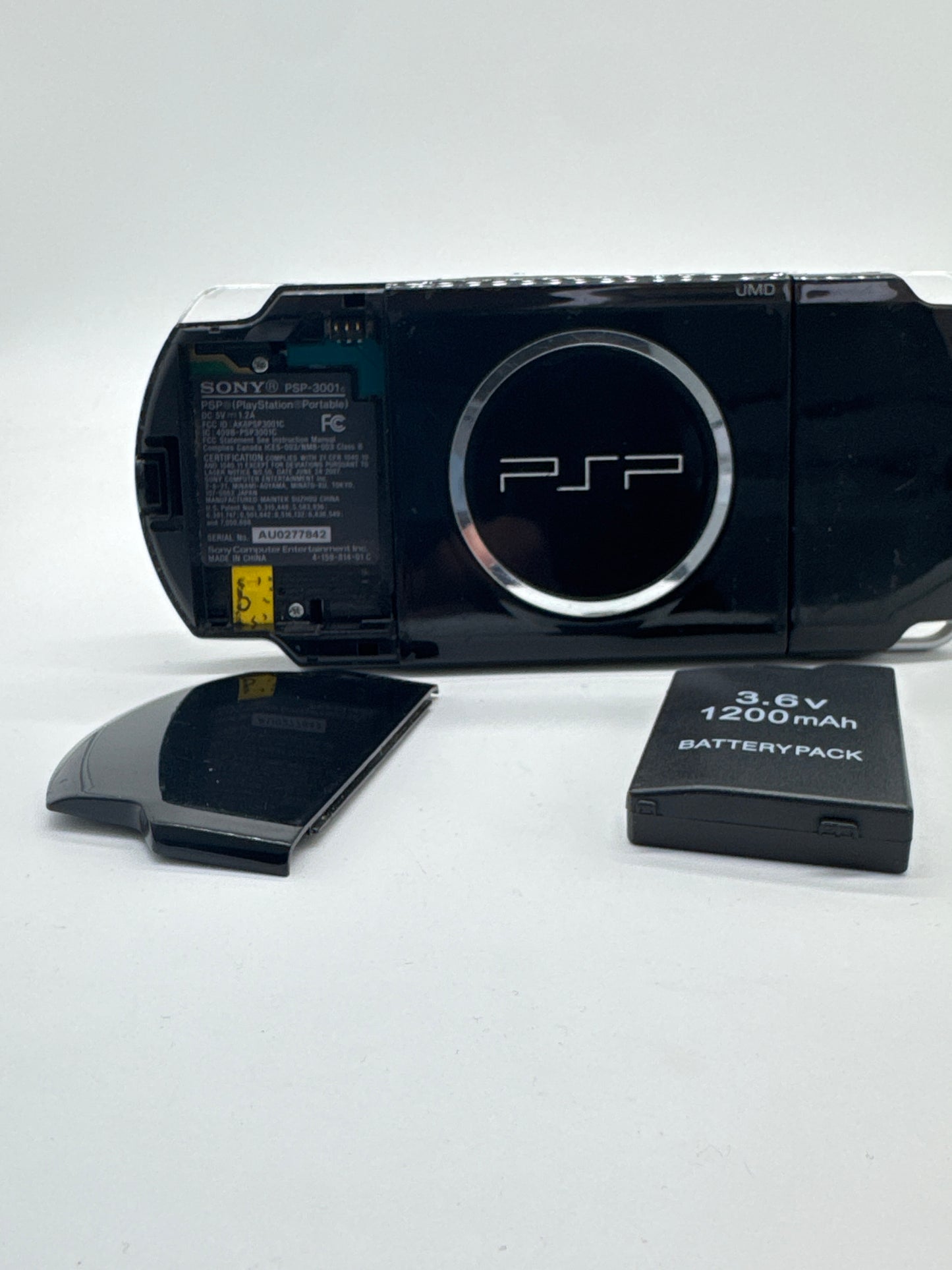 Sony PSP-3001 Black Console #82 w/ 1200mAh Battery AS IS LEFT SIDE DOESN'T WORK