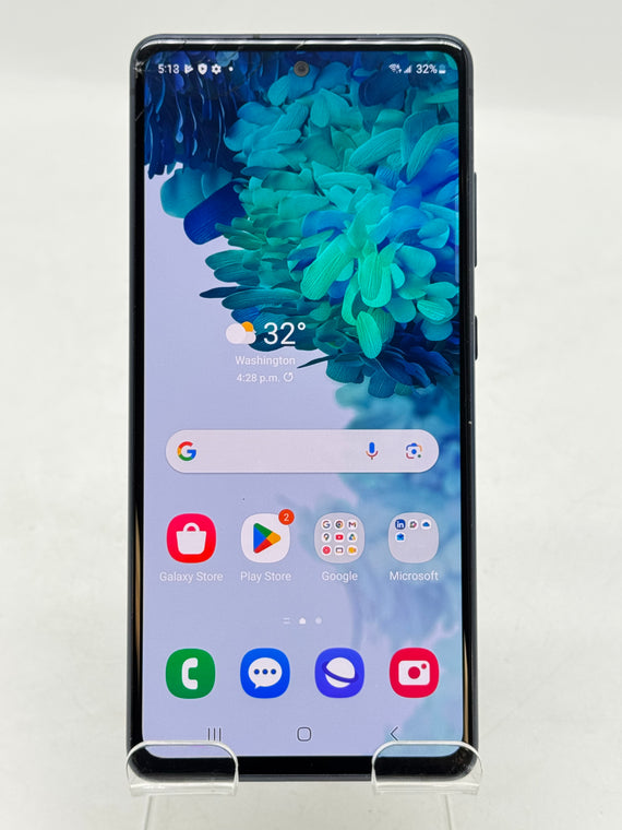 Unlocked Samsung Galaxy S20 FE 5G 6.5" SM-G781W 128GB 6GB RAM - Cracked Screen