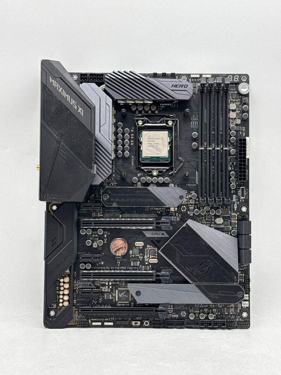 ASUS ROG Maximus XI Hero Wi-Fi Motherboard and i9-9900K 3.60GHz CPU Combo