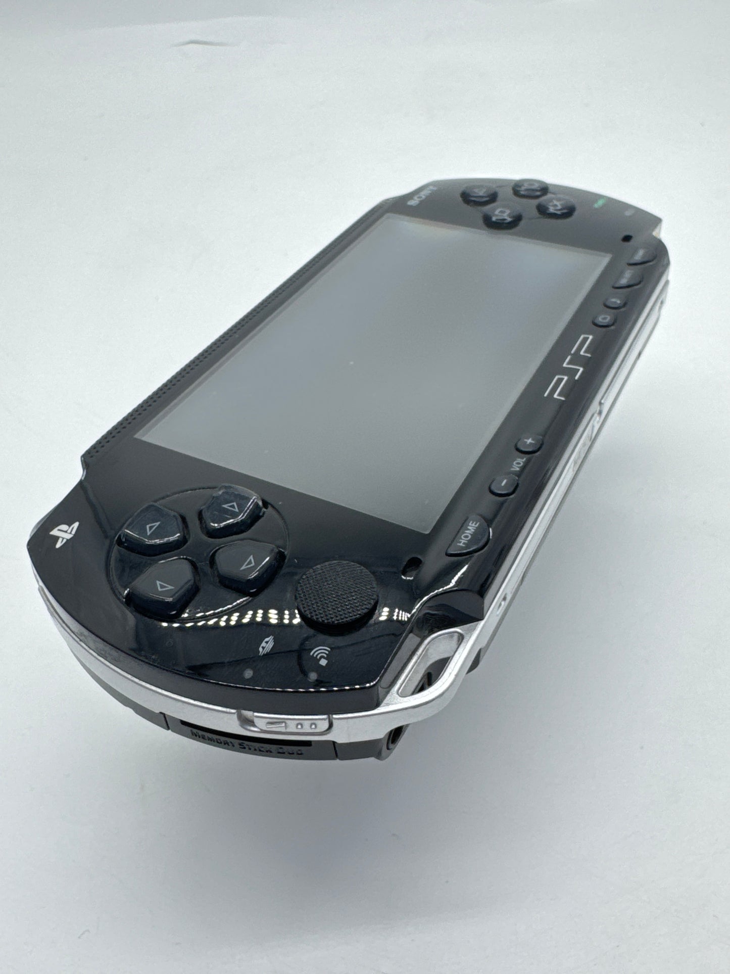 Sony PSP-1000 Piano Black Console #298 w/2400mAh Battery No Charger