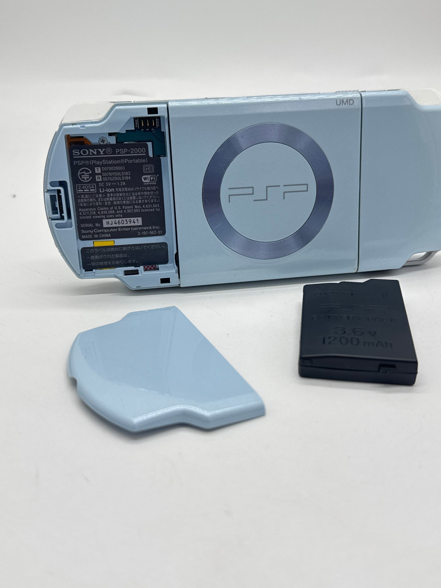 Sony PSP-2000 Blue Console #66 w/ 1200mAh Battery No Charger