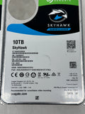 Lot of 2 Seagate 10TB 3.5" SATA Hard Drives SkyHawk IronWolf Pro image 2