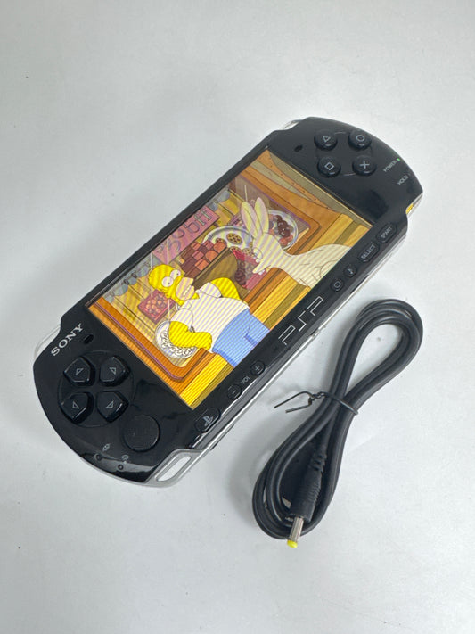 Sony PlayStation Portable PSP-3000 Piano Black Console #359 w/ 1GB Memory & Charger