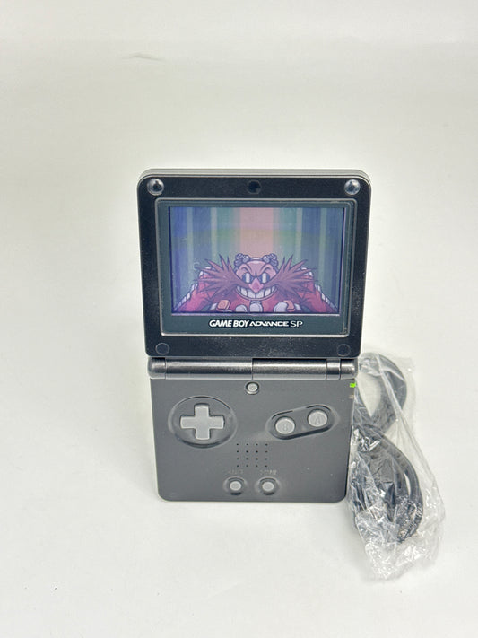 Nintendo Game Boy Advance SP AGS-001 Black Console #660 w/ Charger