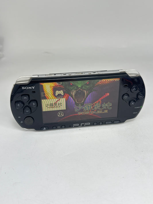 Sony PlayStation Portable PSP-3000 Piano Black Console #336 w/1200mAh Battery READ