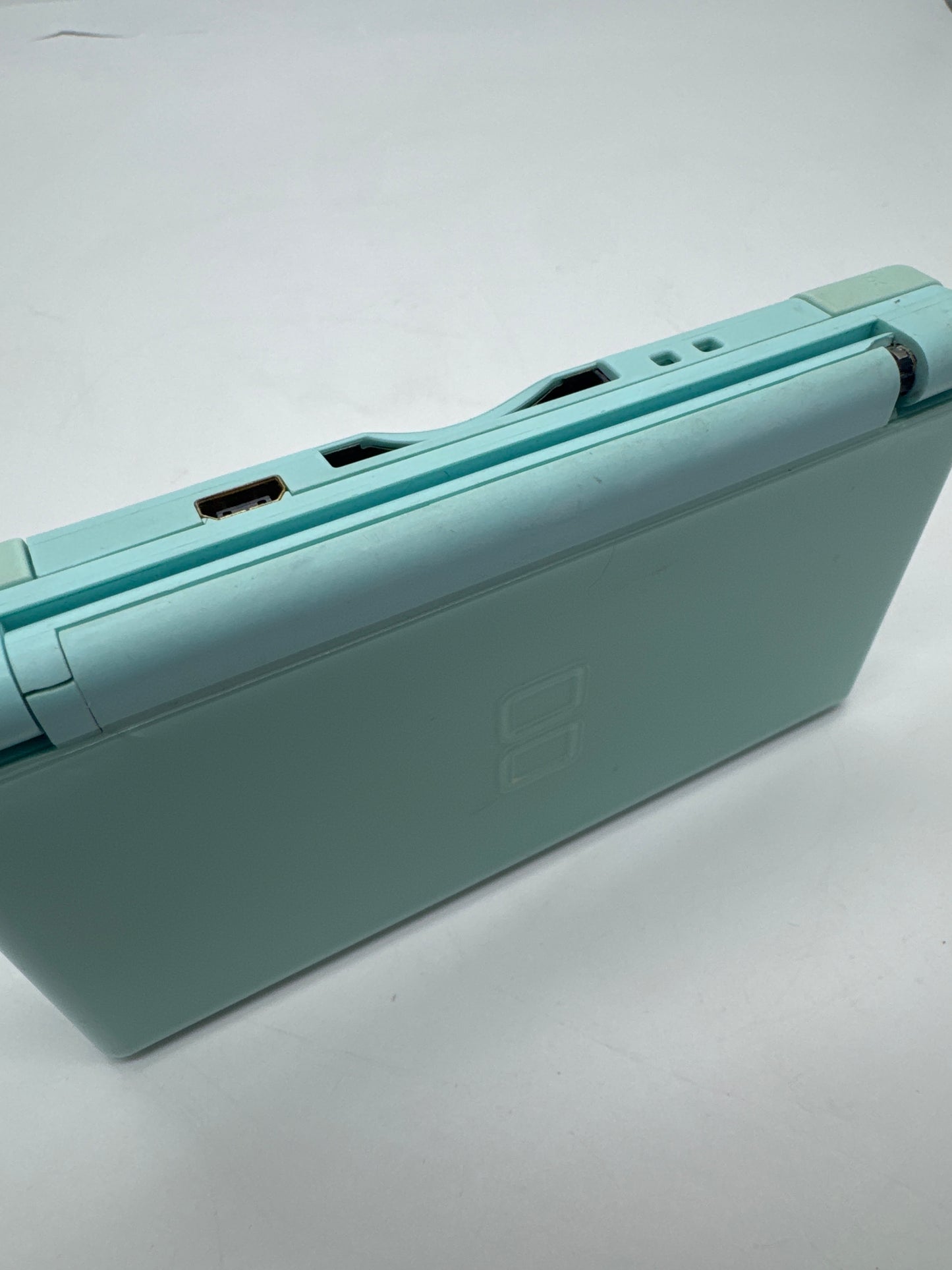 Nintendo DS Lite USG-001 Ice Blue Console #59 Loose Hinge As Is