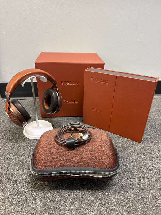 Focal Stellia High-Fidelity Closed-Back Circum-Aural Headphones Cognac