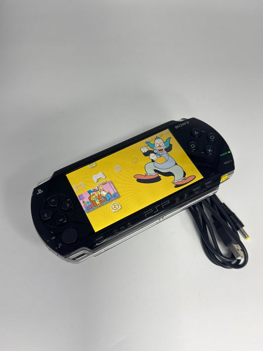 Sony PSP-1000 Piano Black Console #427 w/ 1800mAh Battery & Charger