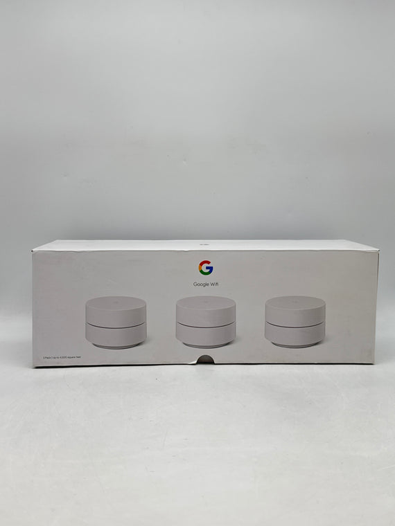 Google Wi-Fi Mesh Router AC1200 Wireless Dual-Band Wi-Fi 3-Pack Router