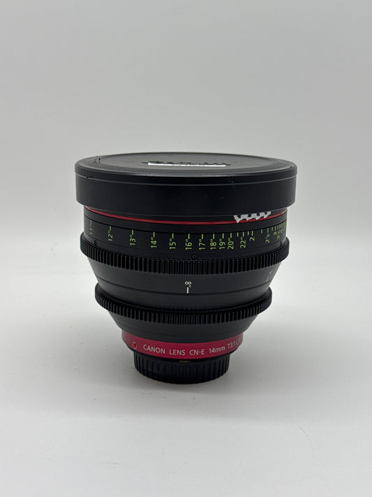 Canon CN-E 14mm T3.1 L F Cine Lens - Used