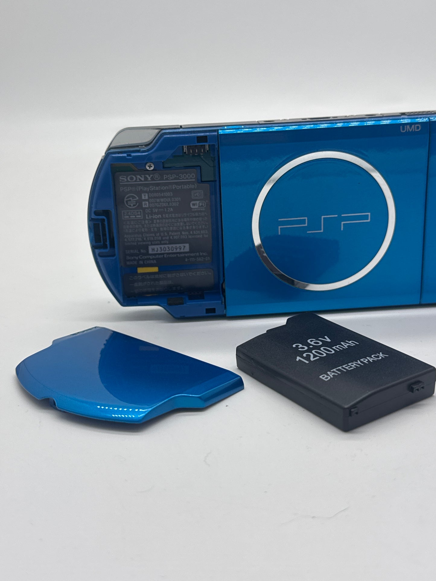 Sony PSP-3000 Blue Console #444 w/ 1200mAh Battery & 4GB Memory Stick