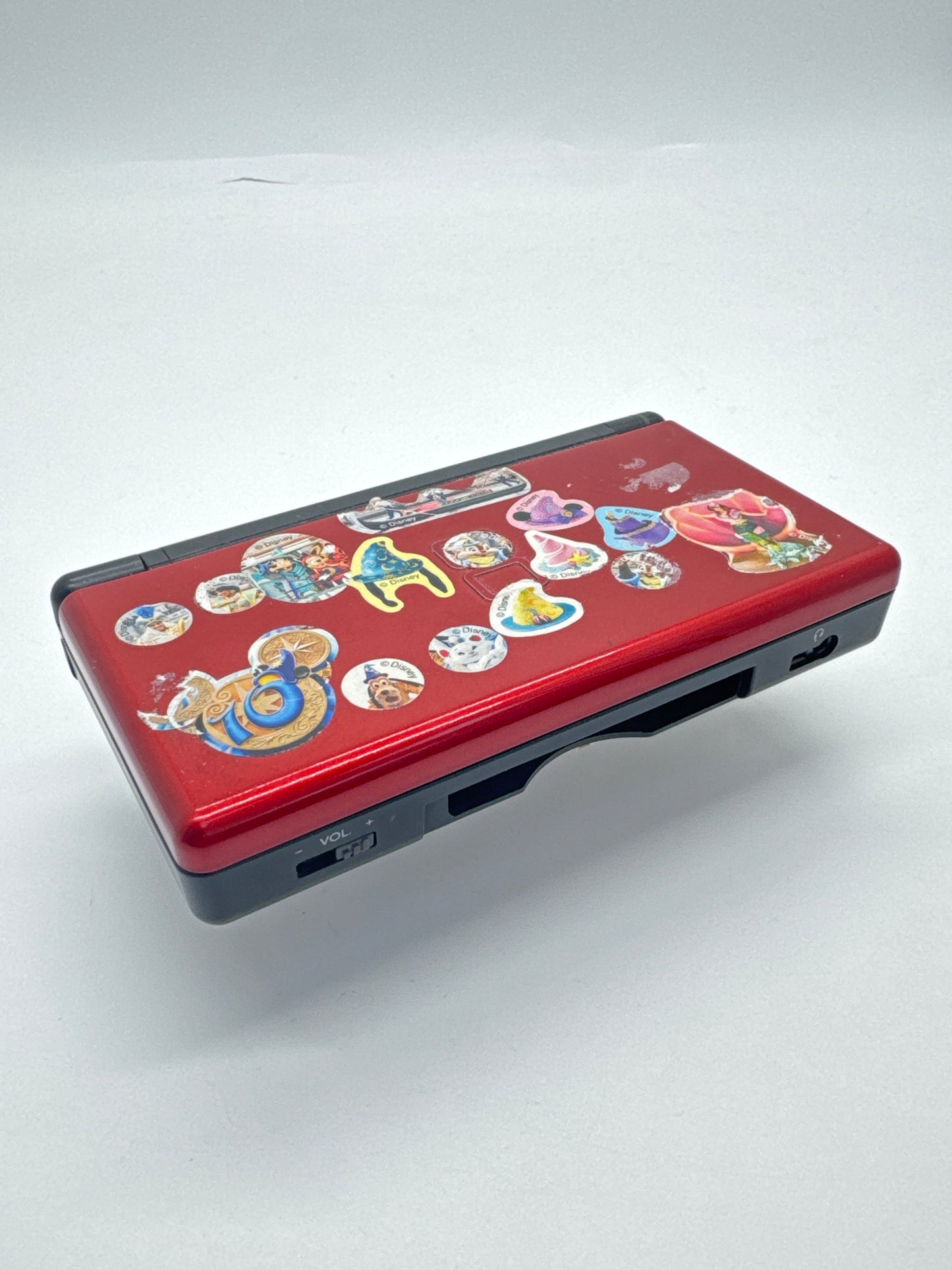 Nintendo DS Lite USG-001 Crimson Red Black Console #53 Exterior Stickers
