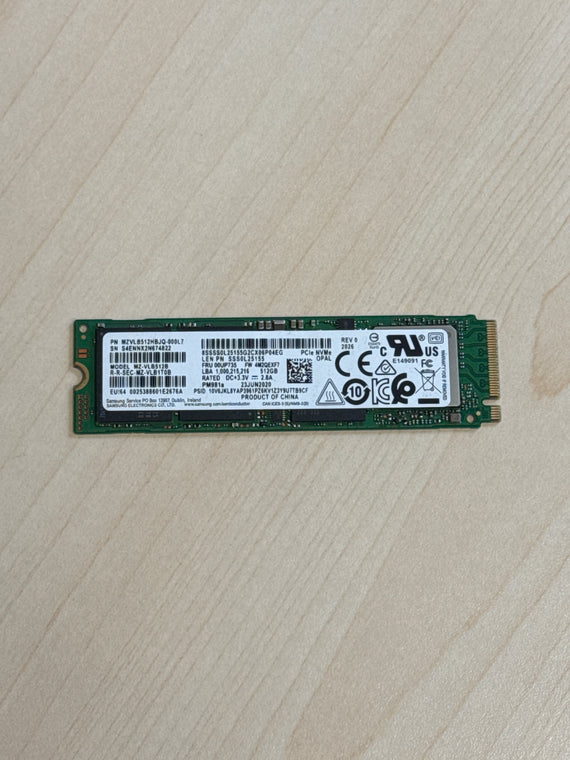 Samsung MZ-VLB512B 512GB M.2 NVMe Gen 3.0 x 4 SSD MAVLB512HBJQ
