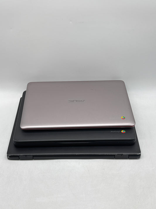 Lot of 3 ChromeBook - Untested
