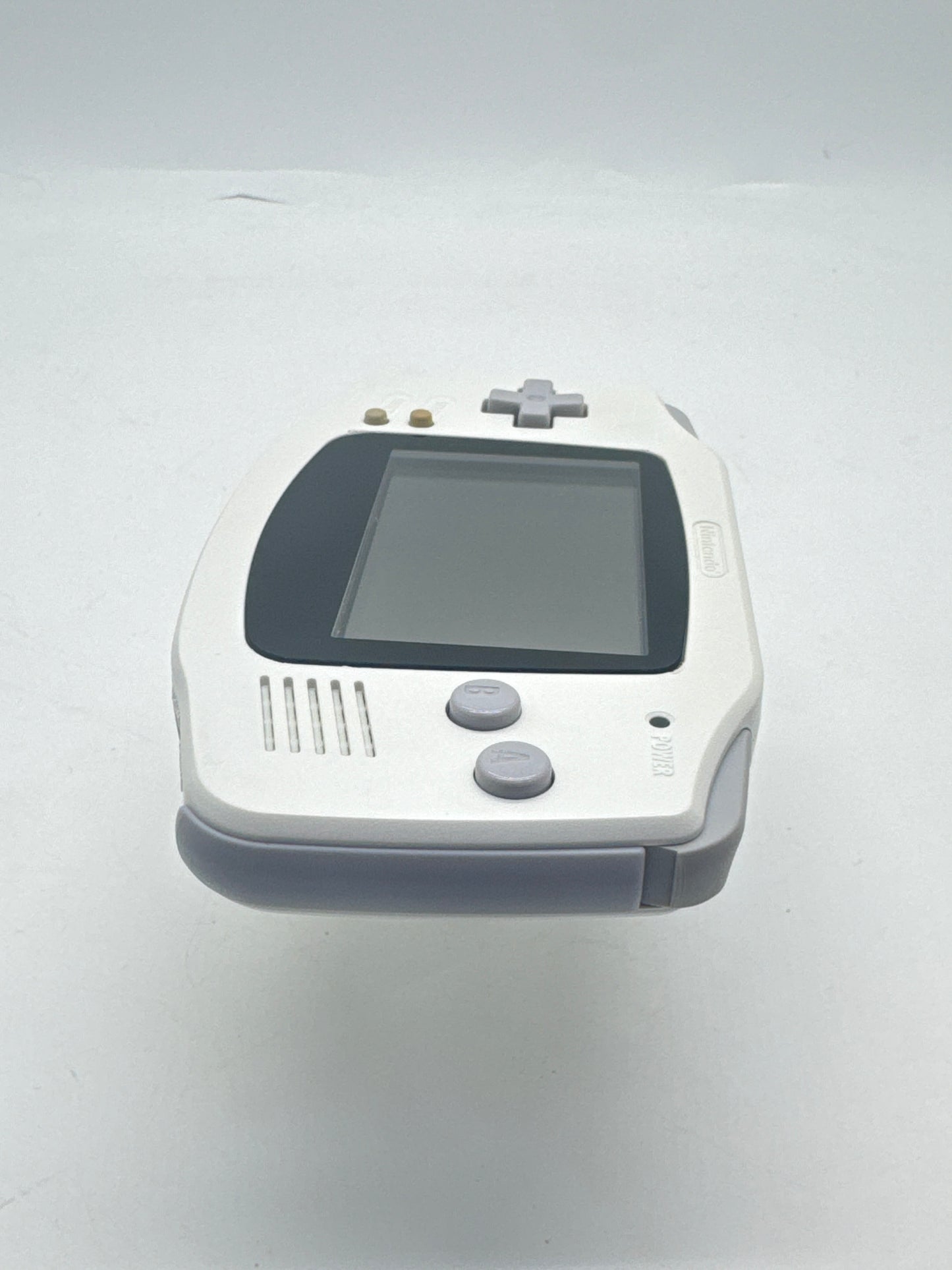 Nintendo Game Boy Advance AGB-001 White Console #7 Lens Coming Off AS IS