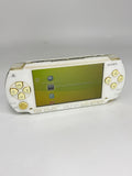 Sony PSP-1000 White Console #98 w/3600mAh Battery & No Charger Noisy UMD Drive image 1