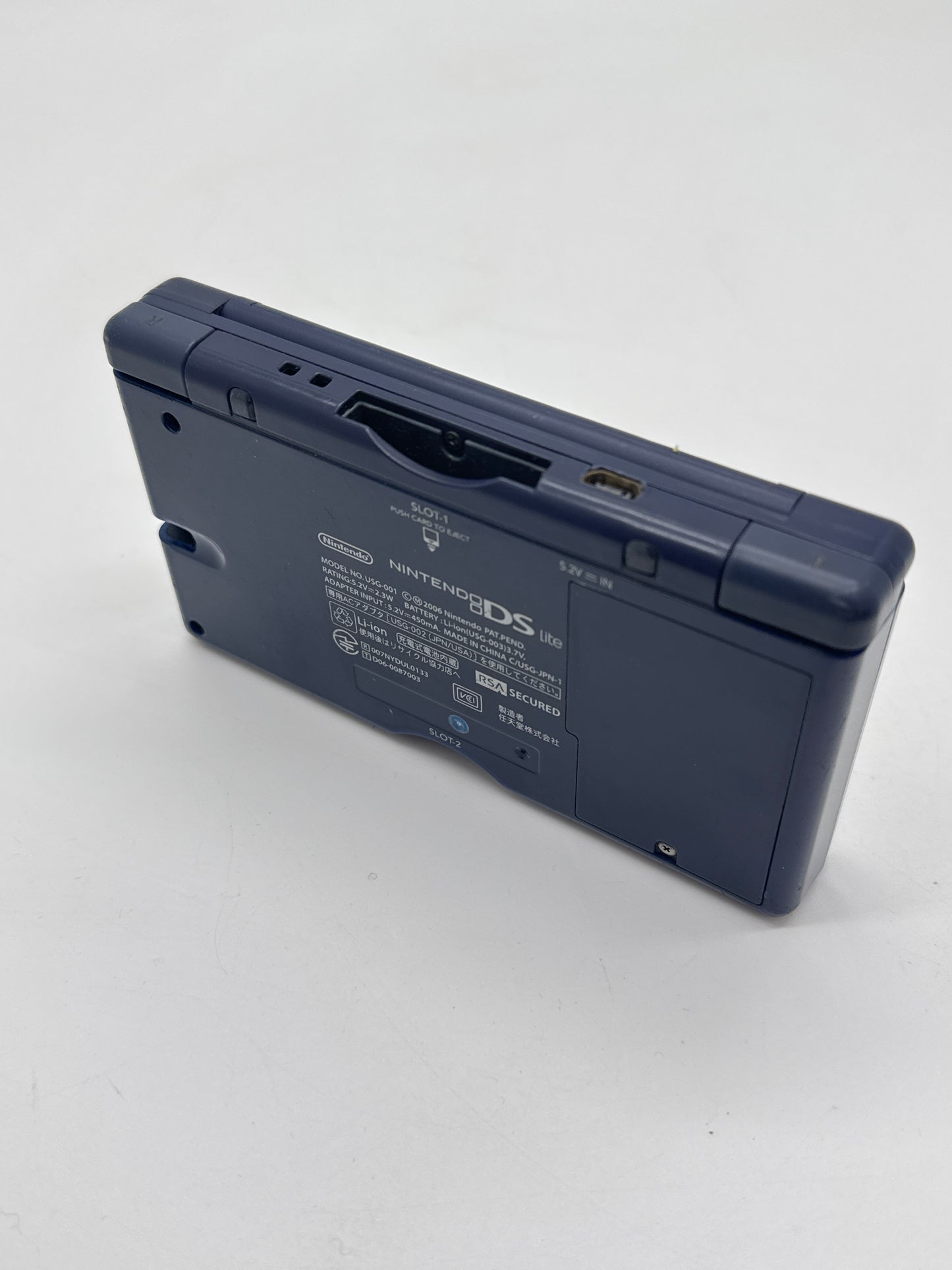 Nintendo DS Lite USG-001 Blue Console Only #57 BAD D-PAD AS IS