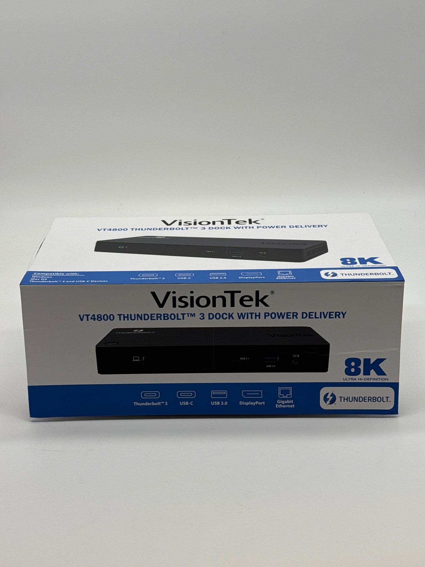 VisionTek VT4800 Thunderbolt 3 USB-C Dock Station w/ Power Delivery - New in Open Box