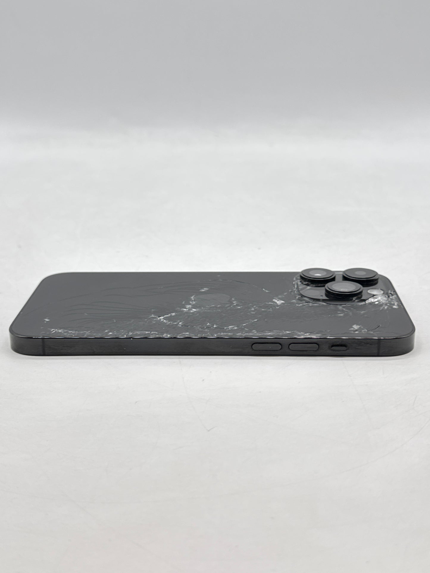 AT&T Apple iPhone 14 Pro Max A2651 256GB Space Black - Cracked Back Read!