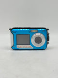 Unbranded 48MP Waterproof Digital Camera w/ Battery Front LCD Selfie Used image 2