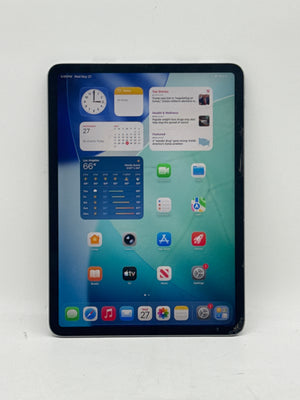 Apple iPad Pro 11" 4th Gen A2762 256GB WiFi Gray Cracked Screen FOR PARTS