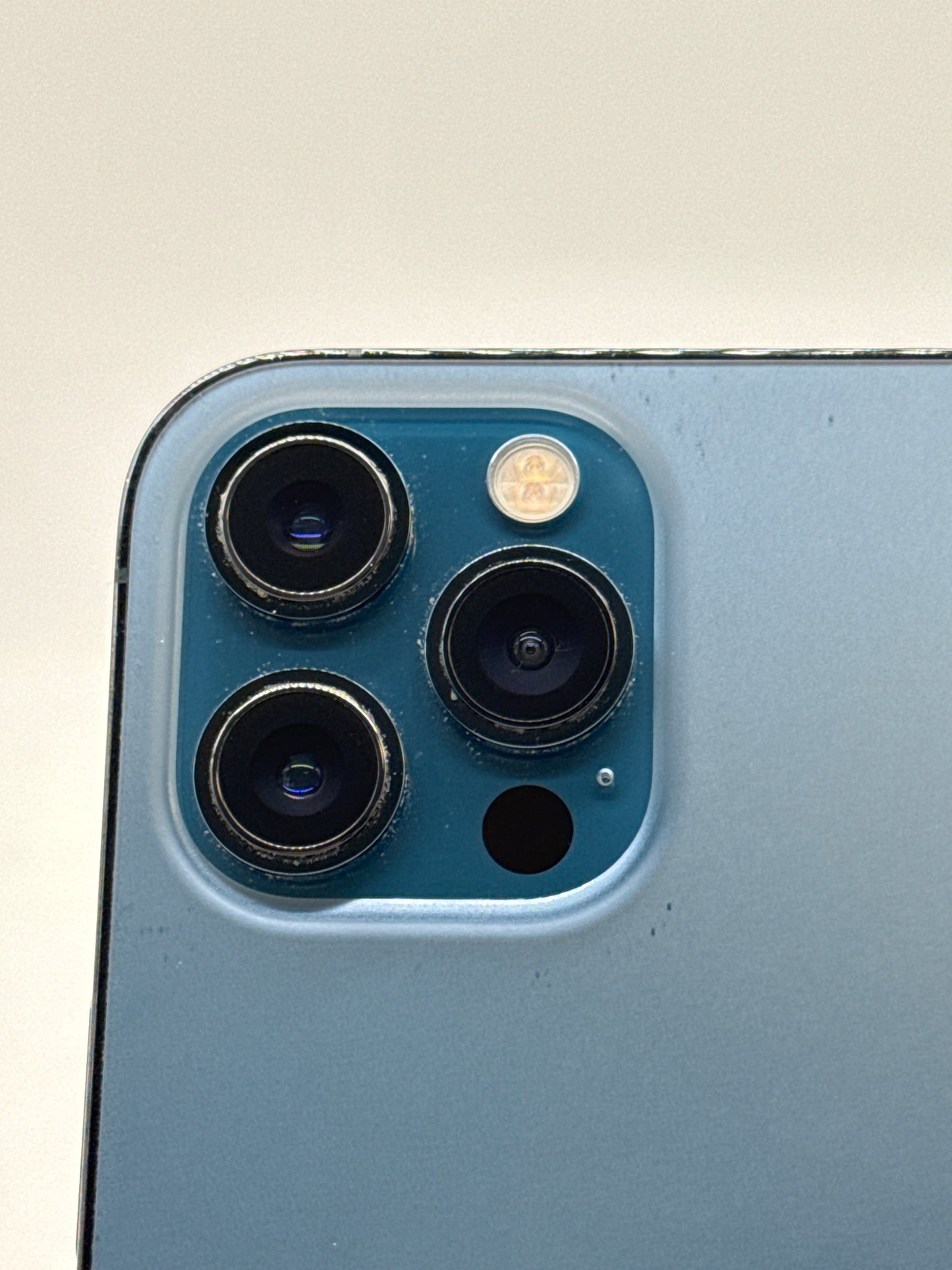 Unlocked Apple iPhone 12 Pro Max A2342 512GB Pacific Blue - Service Battery 72%