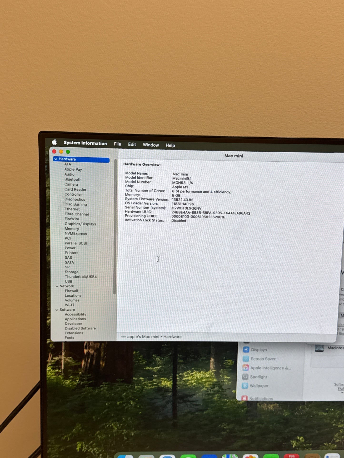 2020 Apple Mac Mini A2348 M1 8C-CPU 8C-GPU 256GB SSD 8GB RAM