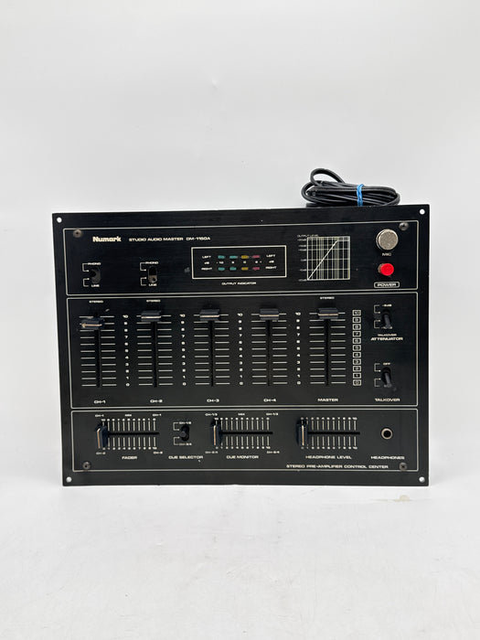 Numark DM-1150A DJ Audio Mixer Console  Analog Untested Powers On
