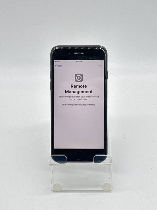 Apple iPhone SE 2nd Gen 64GB - Remote Management - Cracked Back