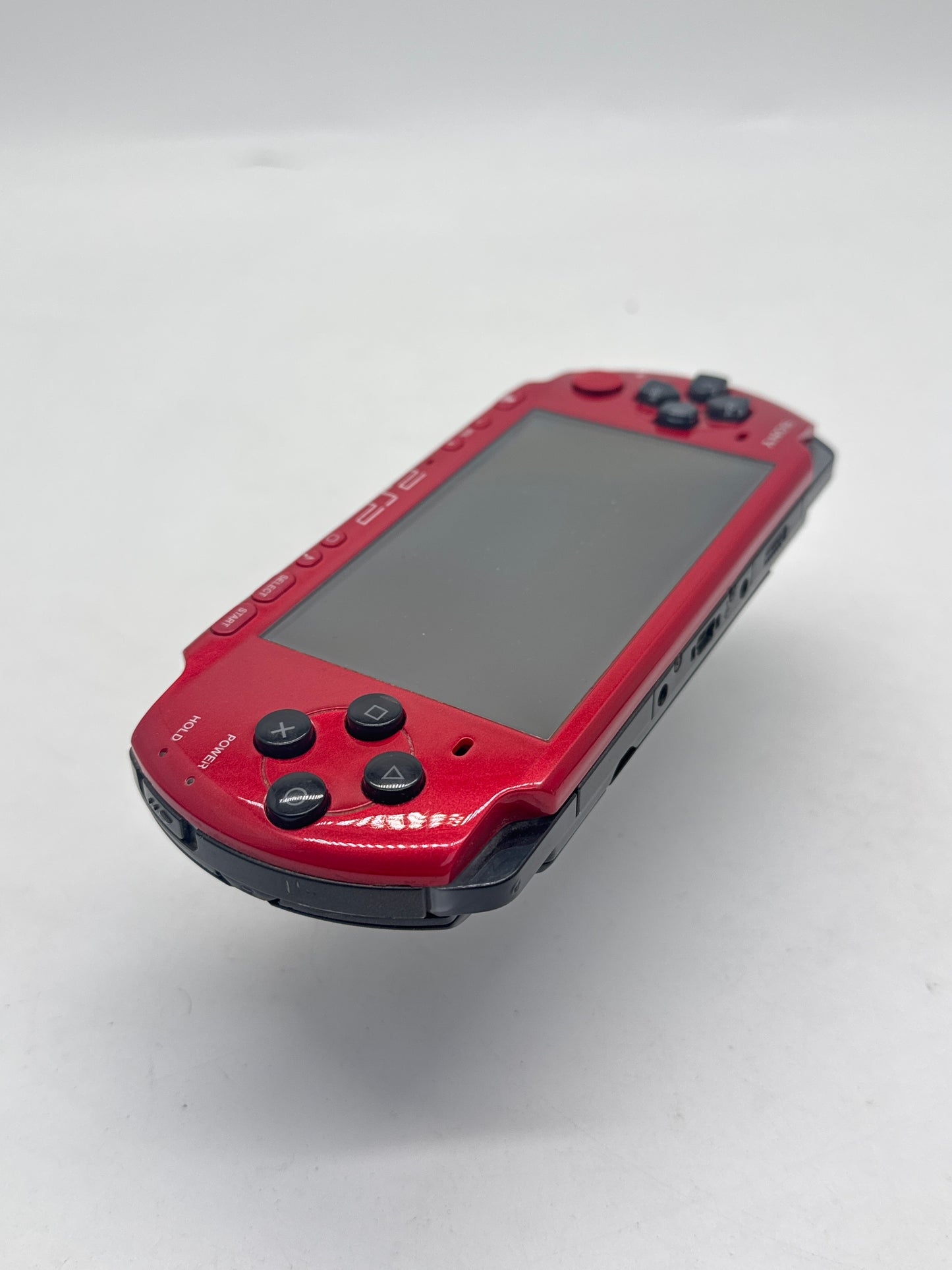 Sony PlayStation Portable PSP-3000 Red Console #371 w/1200mAh Battery