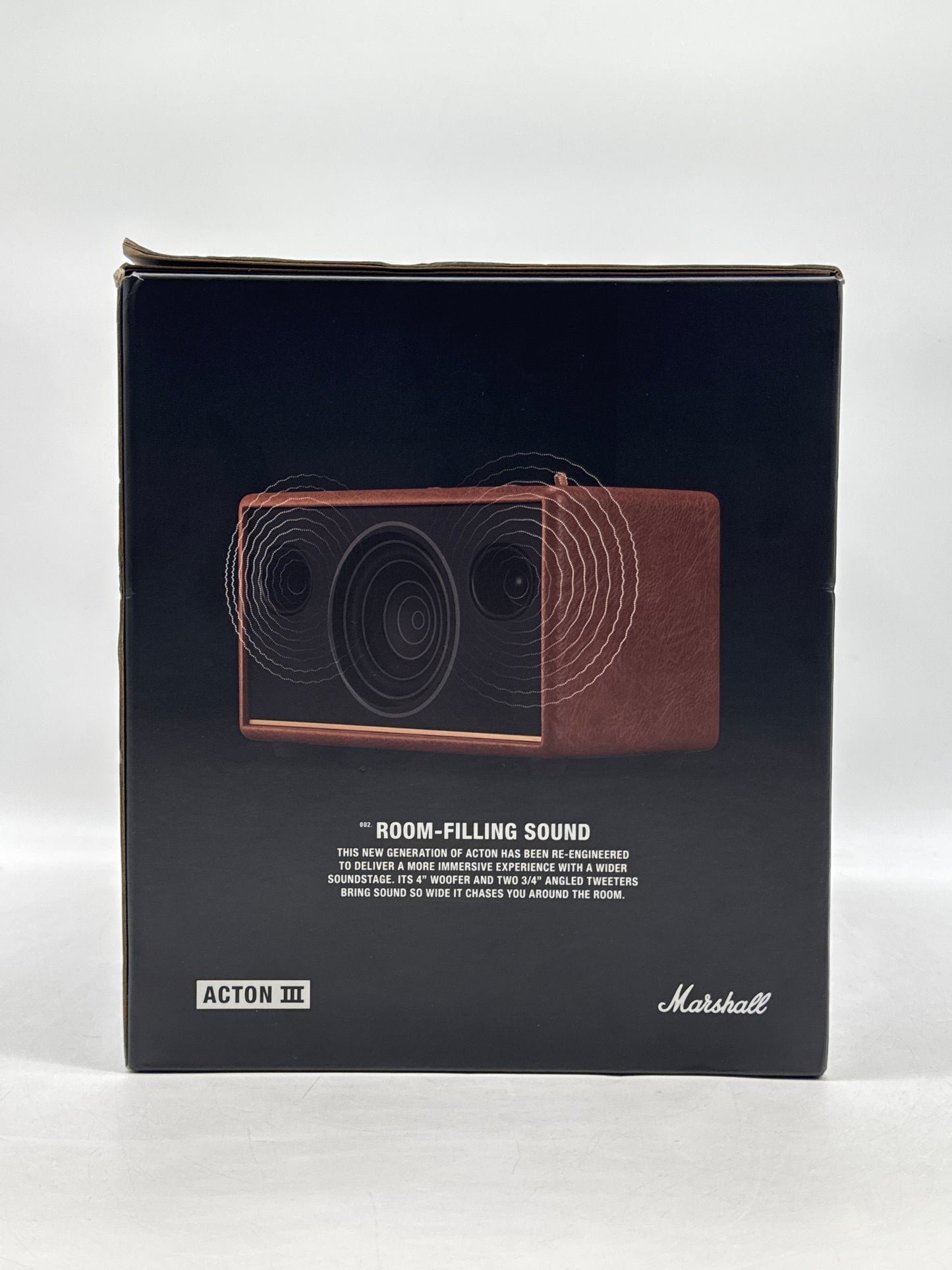 New Marshall Acton III Bluetooth Home Speaker - Brown