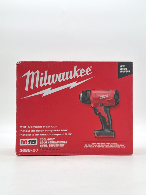Milwaukee M18 Compact Heat Gun 2688-20 Tool Only - New In Box