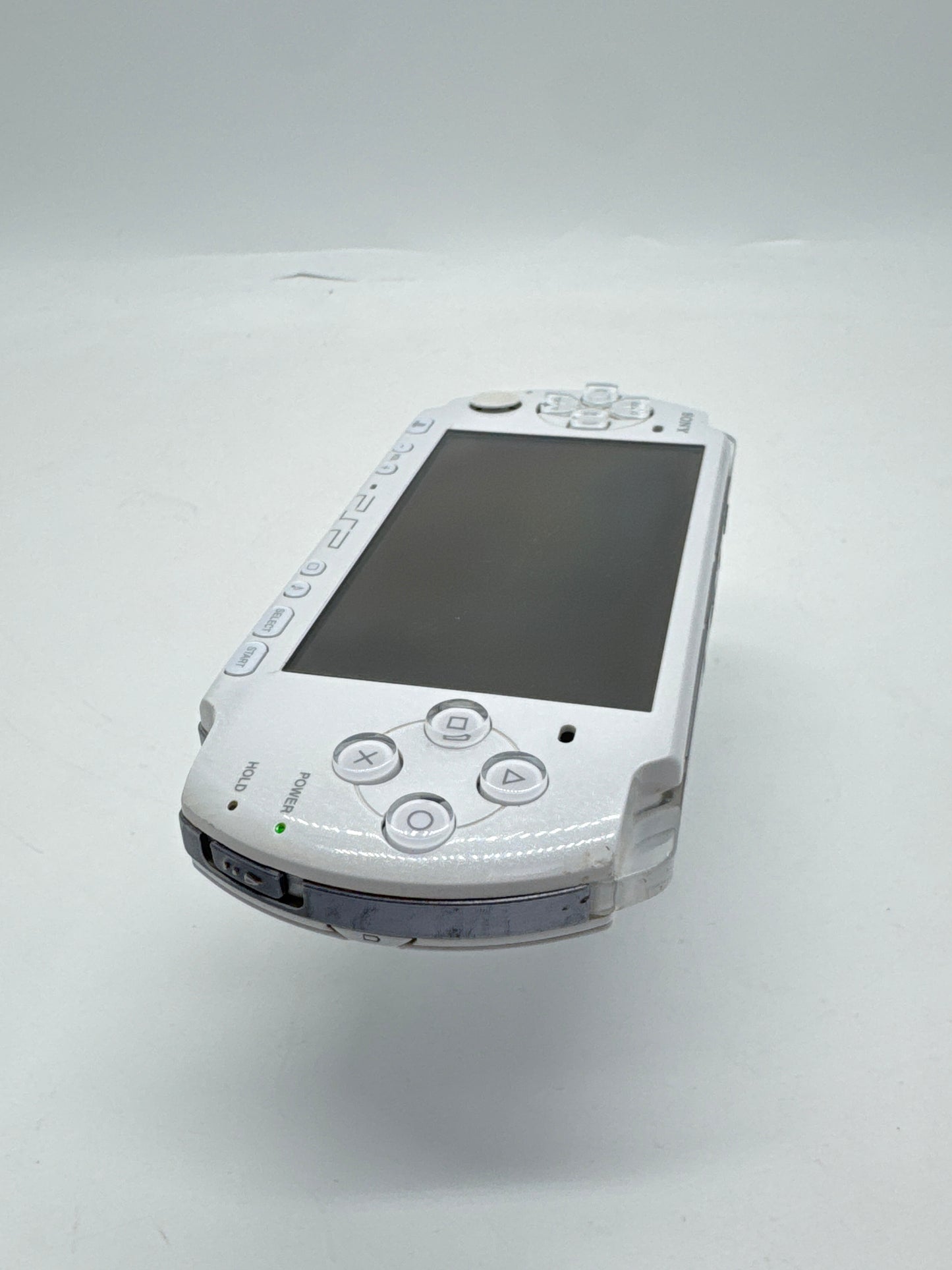 Sony PSP-3000 White Console #448 w/ 1200mAh Battery & 4GB Memory Stick