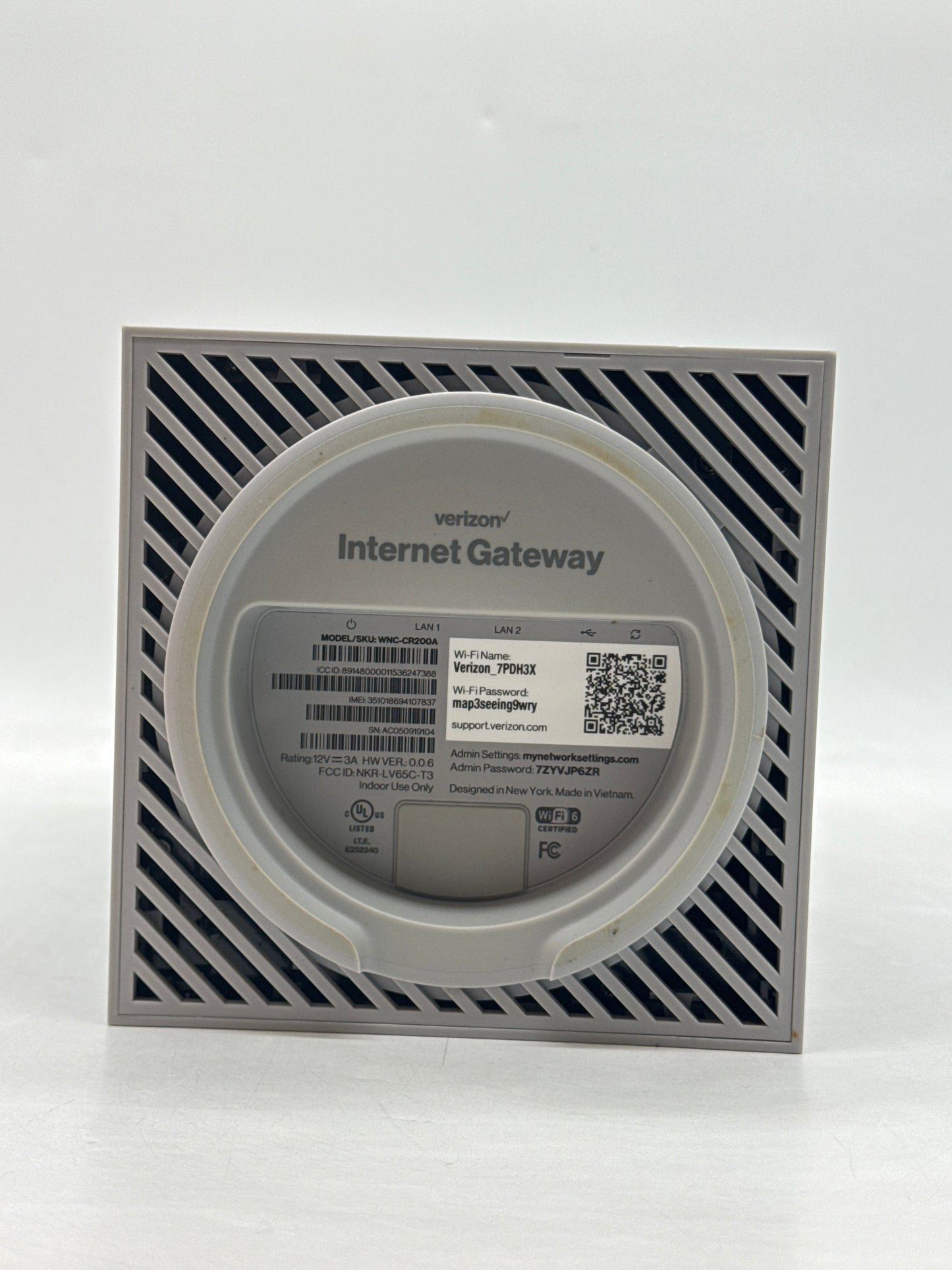 Verizon Internet Gateway WNC-CR200A WiFi6