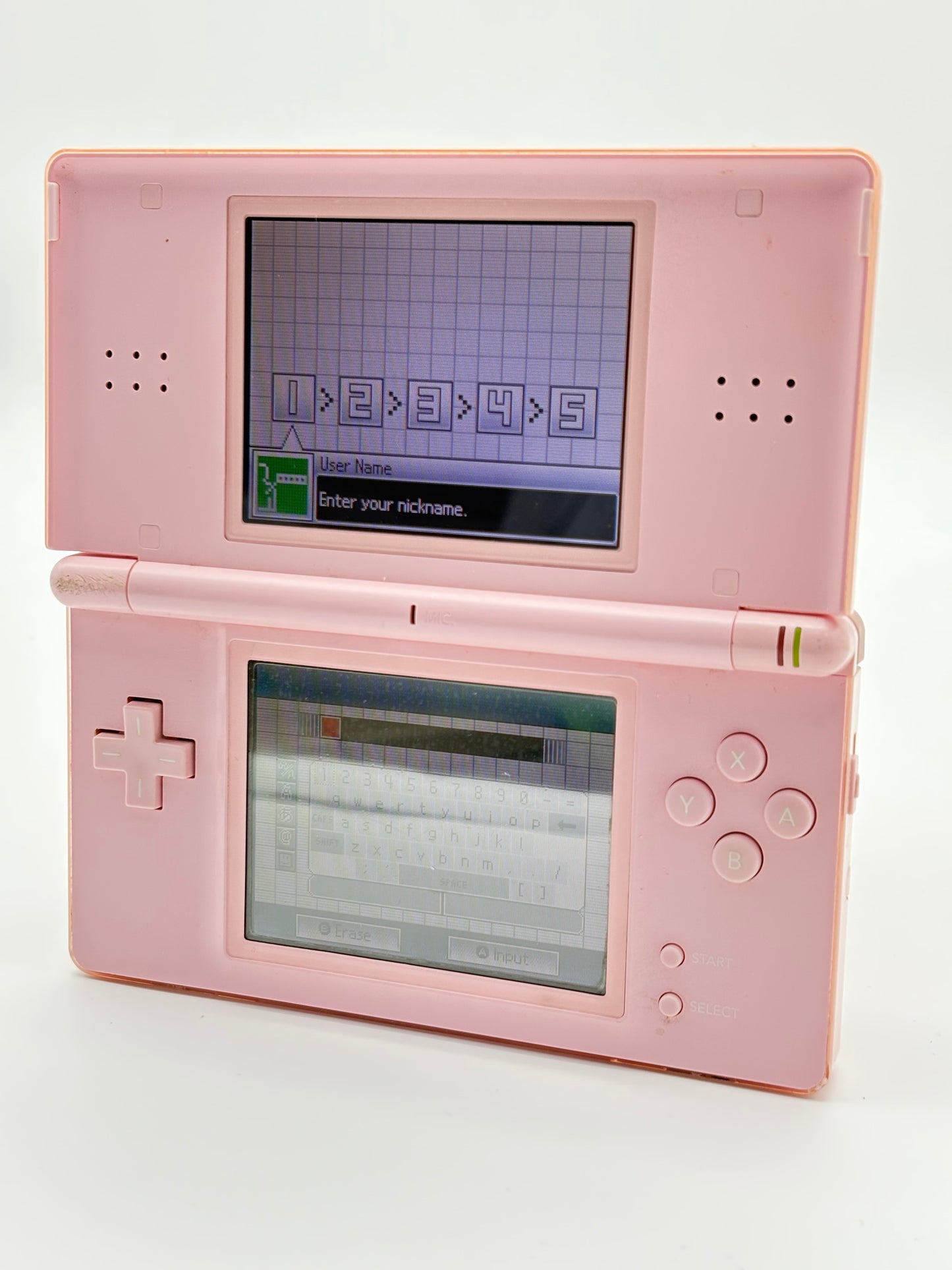 Nintendo DS Lite USG-001 Coral Pink Console UNTESTED AS IS #306