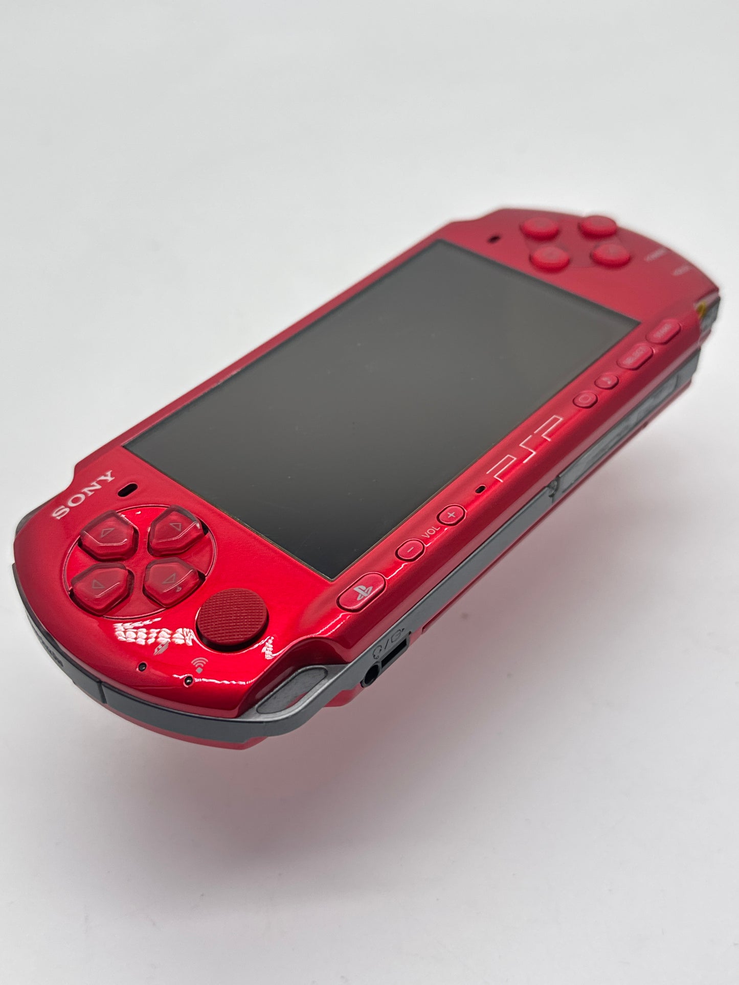 Sony PSP-3000 Red Console #61 w/ 1200mAh Battery & Charger