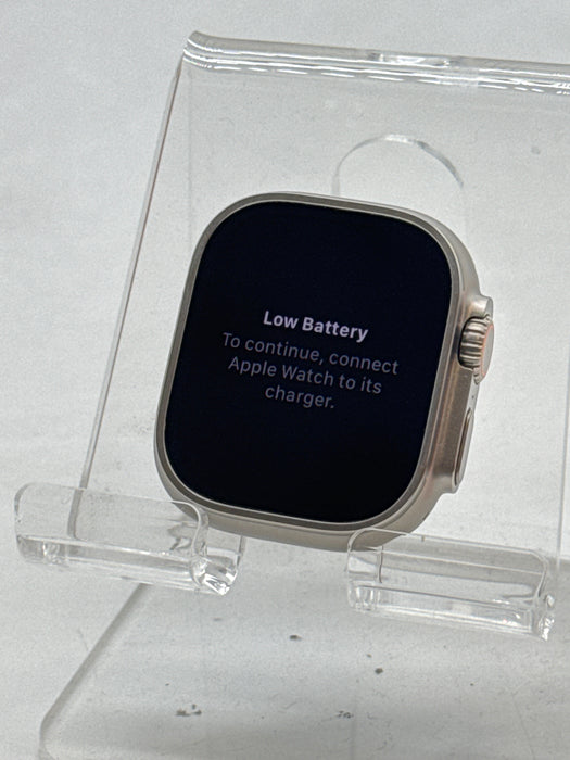 Unlocked Apple Watch Ultra 2 A2986 49mm GPS + Cellular Natural Titanium