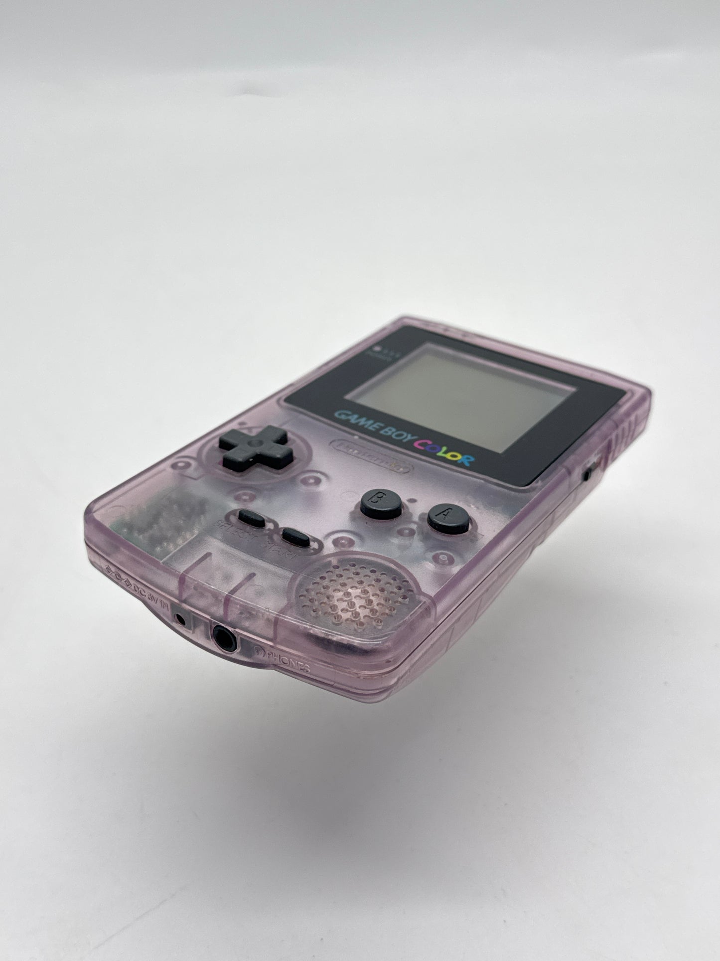 Nintendo Game Boy Color CGB-001 Atomic Purple Console #16 Missing Battery Lid