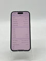 Unlocked Apple iPhone 14 Pro A2650 256GB Deep Purple 80% Battery Health - image 2