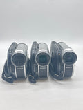 Lot of 3 Sony DCR-DVD610 Handycam Camcorders For Parts Repair Untested Lot image 3