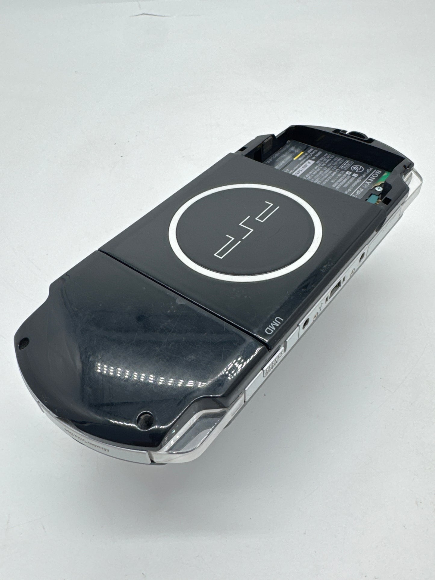 Sony PSP-3000 Black Console #247 No Battery or Lid No Charger BAD DISPLAY AS IS