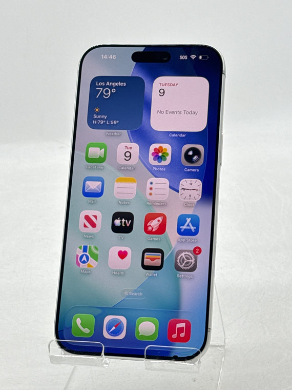 Spectrum Apple iPhone 17 Pro Max A3257 256GB 100% BH 40 Cycle - Cracked Read!