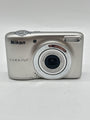 Nikon COOLPIX L25 10MP 5x Zoom Digital Camera Silver UNTESTED - image 4