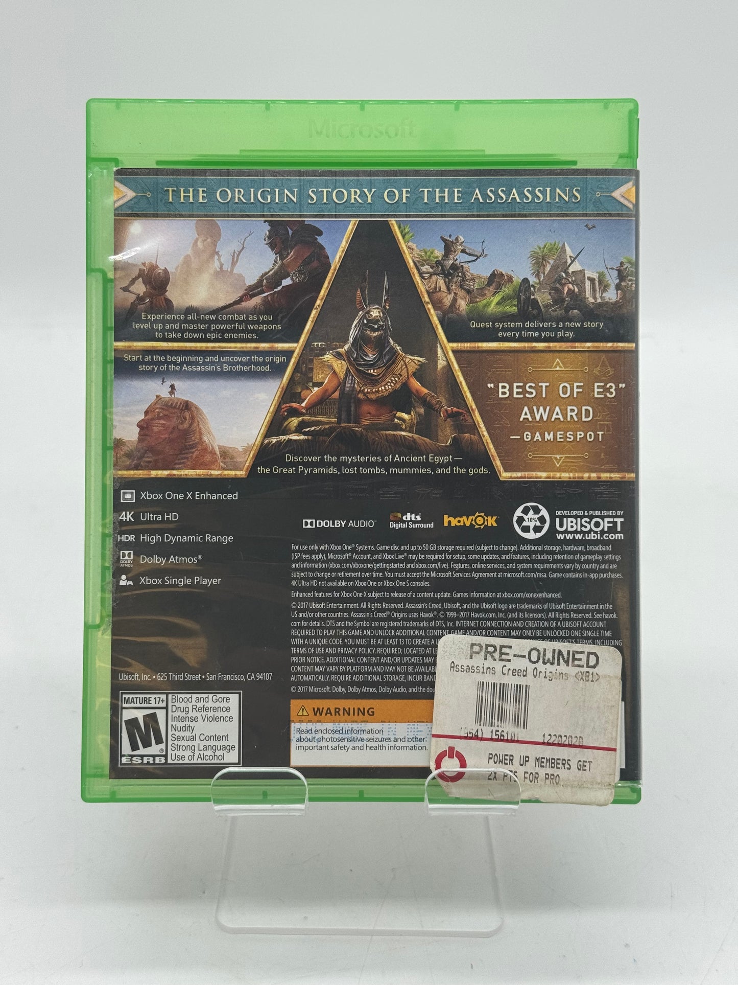 Assassin's Creed: Origins - Xbox One / Xbox One S / Xbox One X / Xbox Series S/X