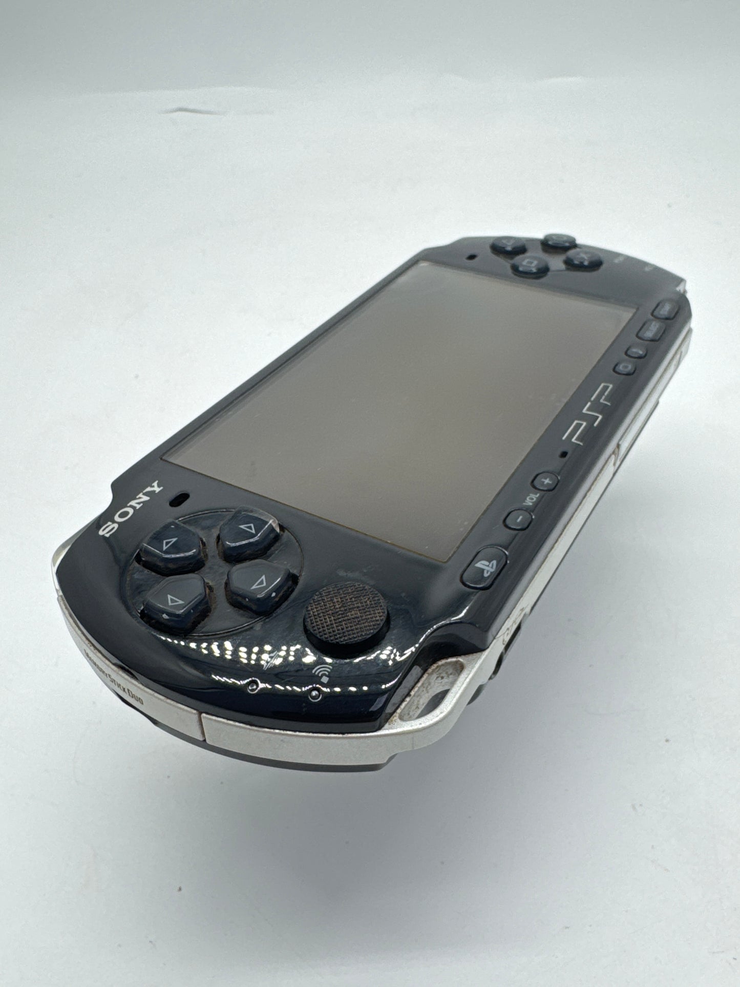 Sony PSP-3000 Piano Black Console #303 No Battery or Lid No Charger BAD UMD AS IS