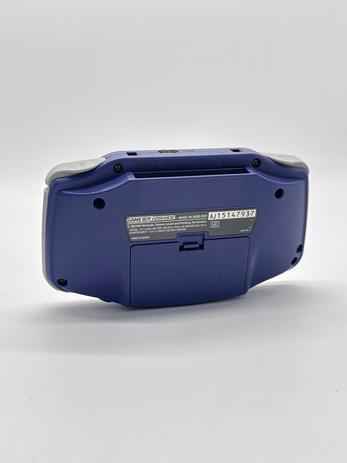 Nintendo Game Boy Advance AGB-001 Purple Console #8 Aftermarket Lens or/and Shell