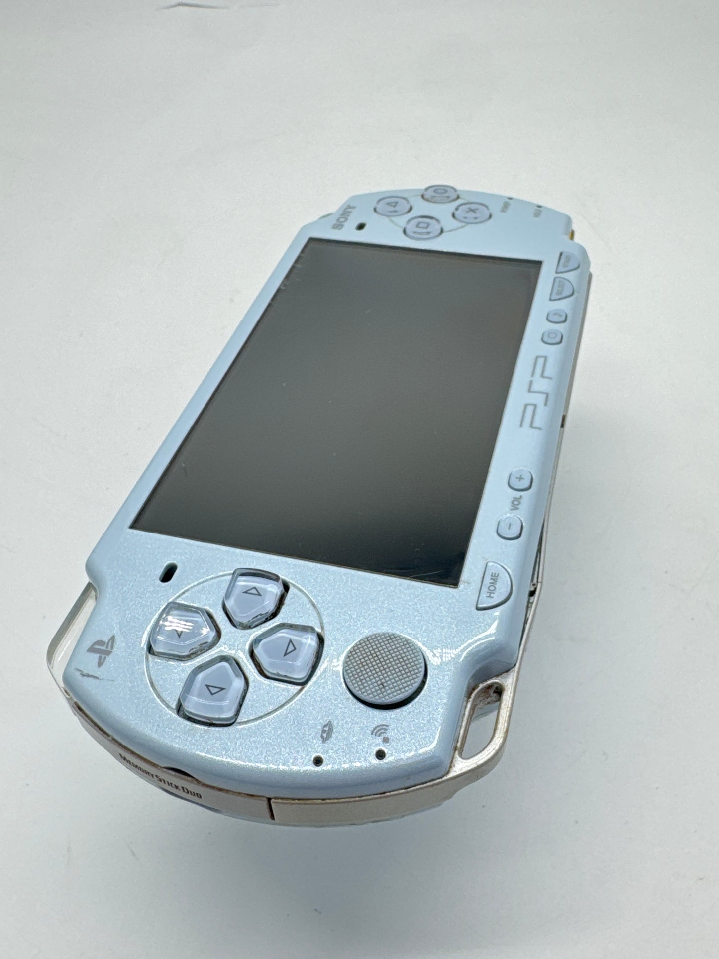 Sony PSP-2000 Blue Console #93 No Battery No Back Lid No Charger AS IS