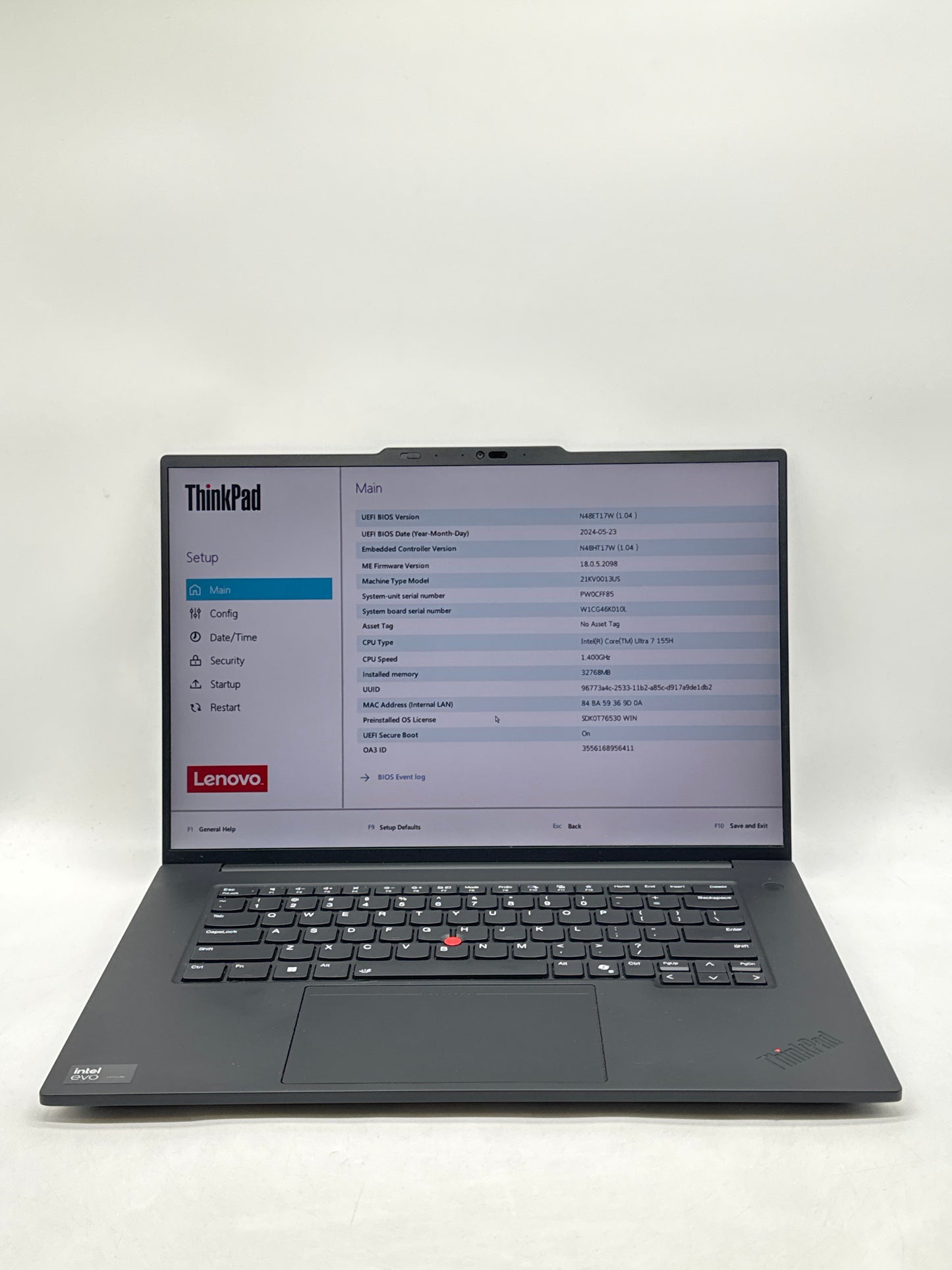 Lenovo ThinkPad P1 Gen 7 16" Core Ultra 7 155H 1TB 32GB RAM RTX 2000 Ada - No OS
