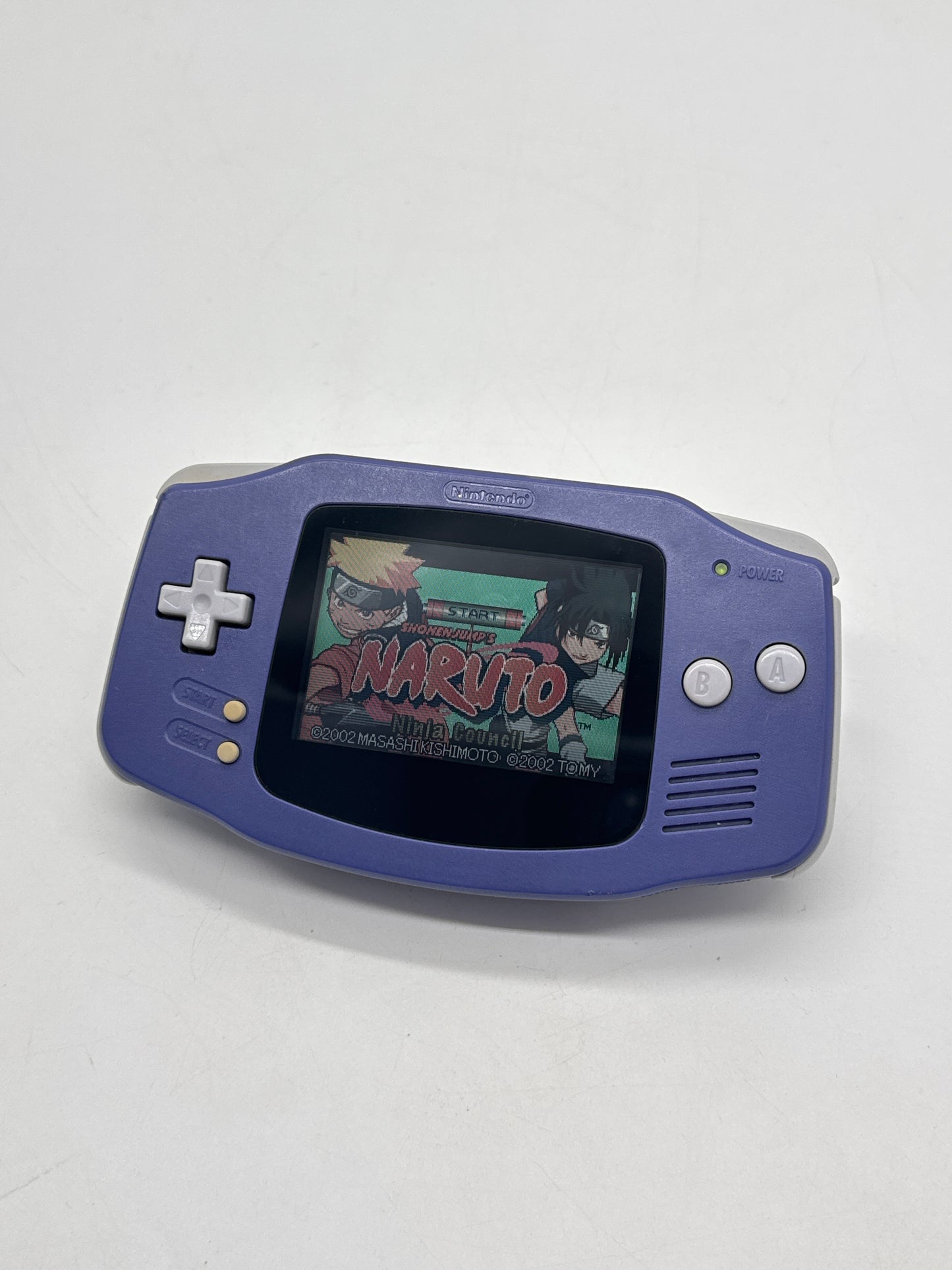 Nintendo Game Boy Advance AGB-001 Purple Console #8 Aftermarket Lens or/and Shell